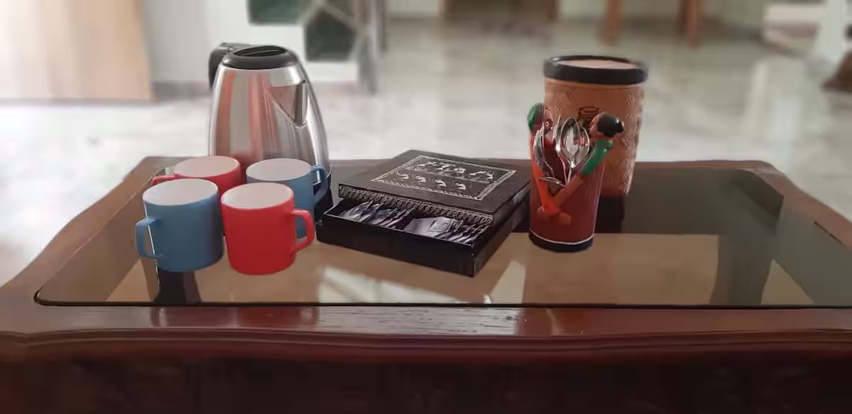 Tea and coffee corner
