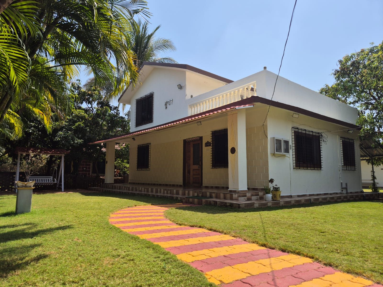 Front lawn of Tushar Bungalow